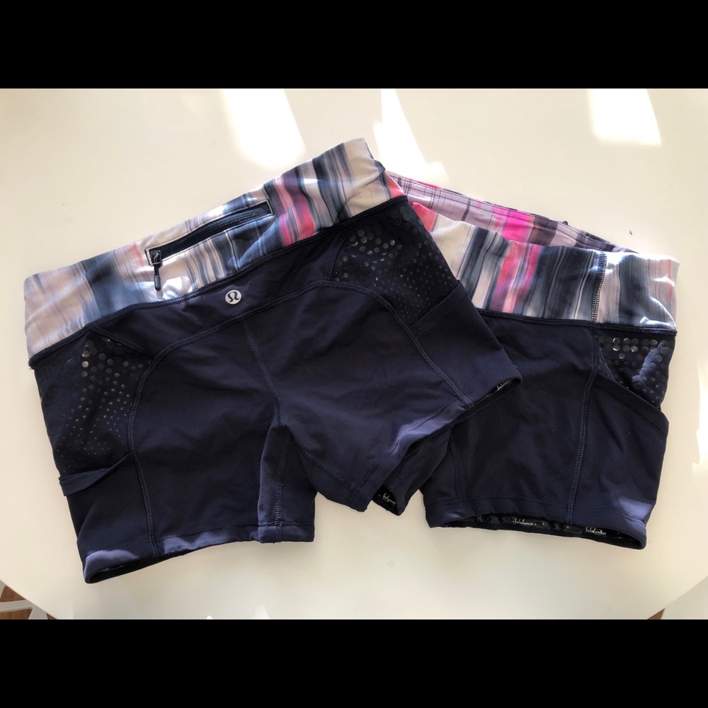 Lululemon Run: Shorty Short 6 deep indigo/mirage
